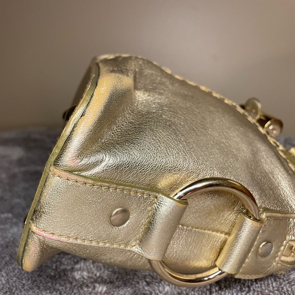 YSL Authentic Preowned Mini Muse Gold Tote Handbag - Picture 11 of 16